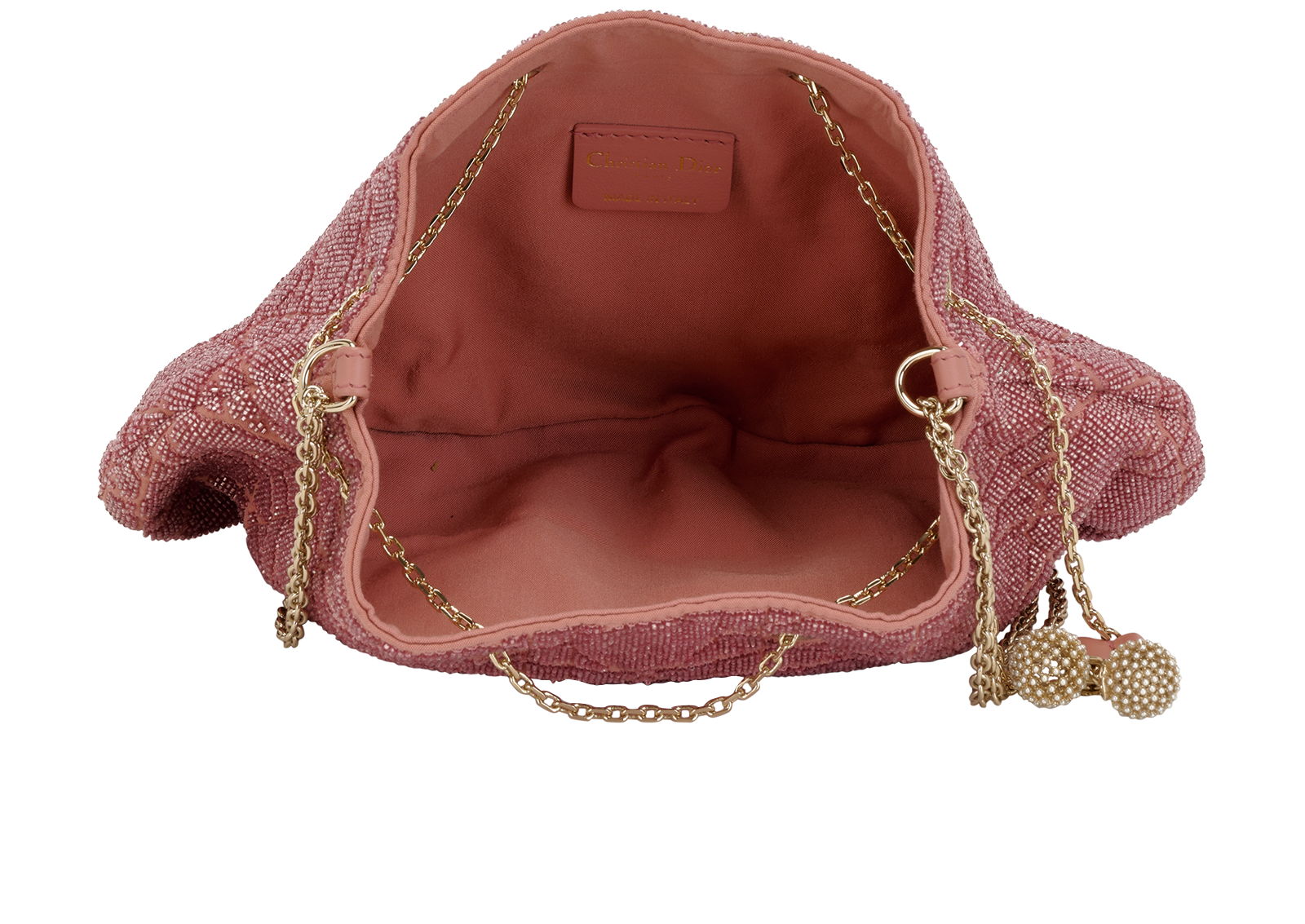 Cannage Bucket Room, &pound;2,200, Handbags, Pink, Canvas, Other view